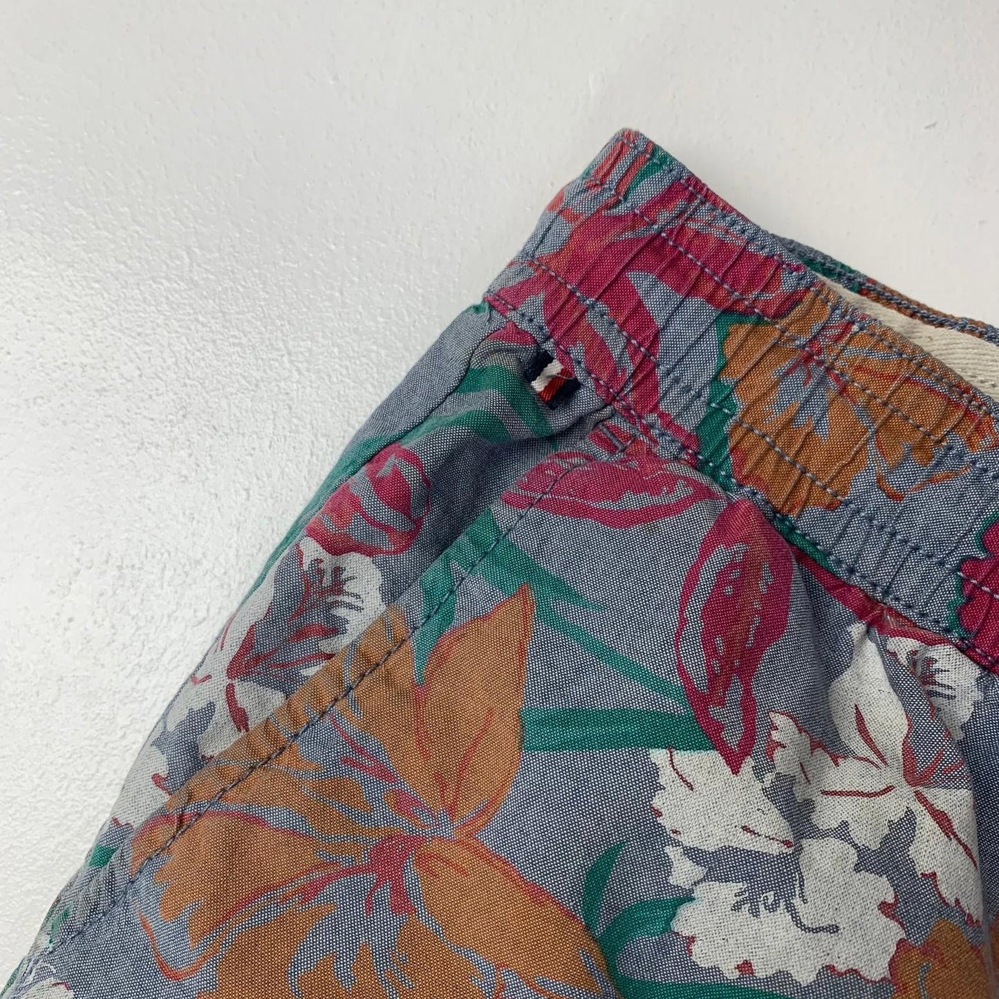 Tommy Hilfiger Floral Shorts Elastic Waist Multicolour Mens M