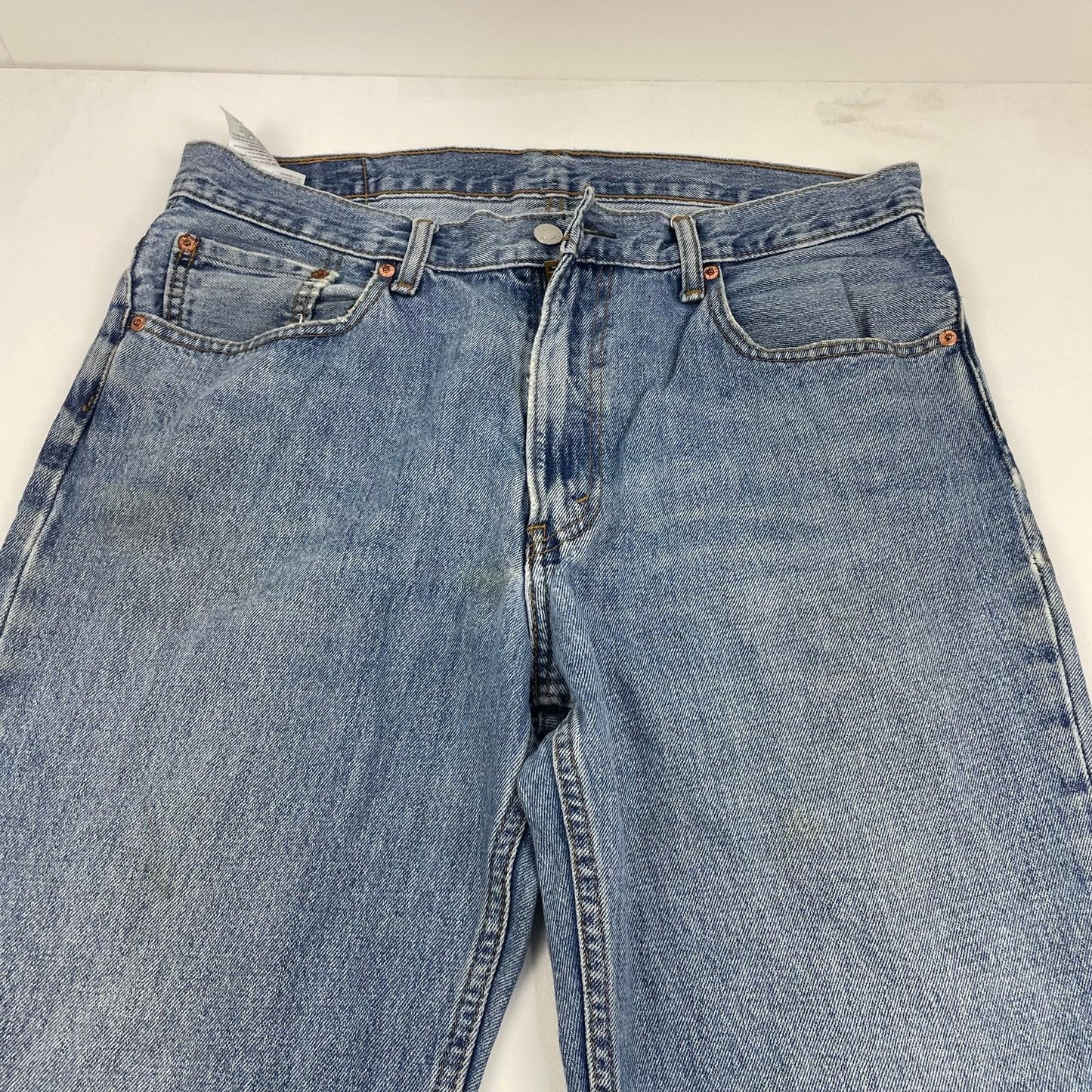 LEVI'S 516 Straight Leg Classic Denim Jeans Blue Vintage Mens 36W 30L