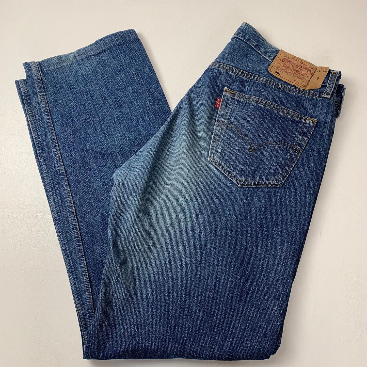 Men’s Vintage LEVIS 501 Jeans / Blue / W36 L32 / Made in Spain