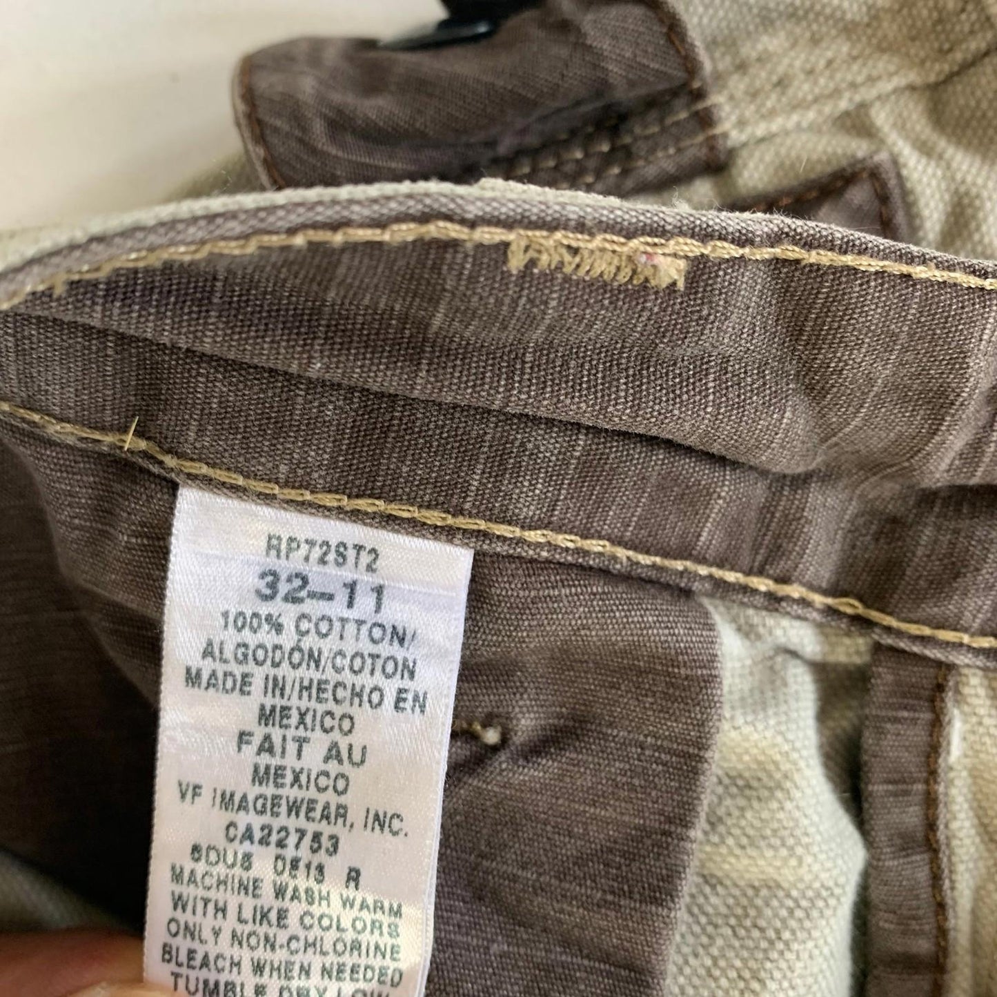 Red Kap Cargo Shorts Workwear Utility Beige Men's Size 32