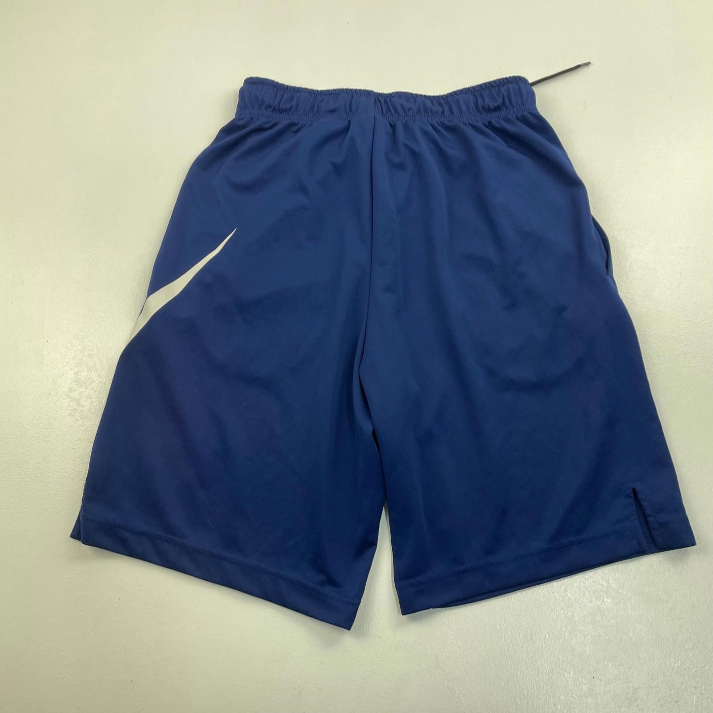 Nike Activewear Shorts Dri-FIT Blue Sportswear Logo Mens S