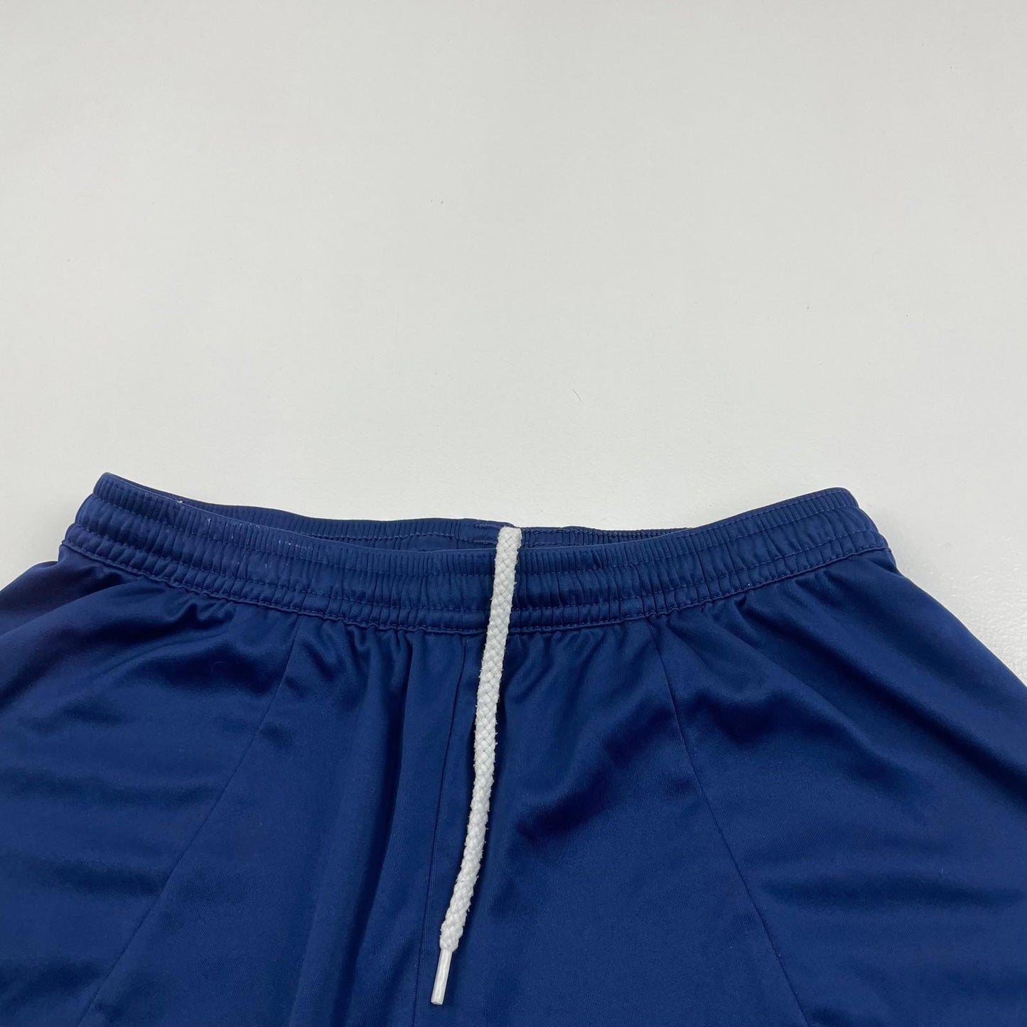 ADIDAS Athletic Shorts Classic Drawstring Blue White Men's Size S