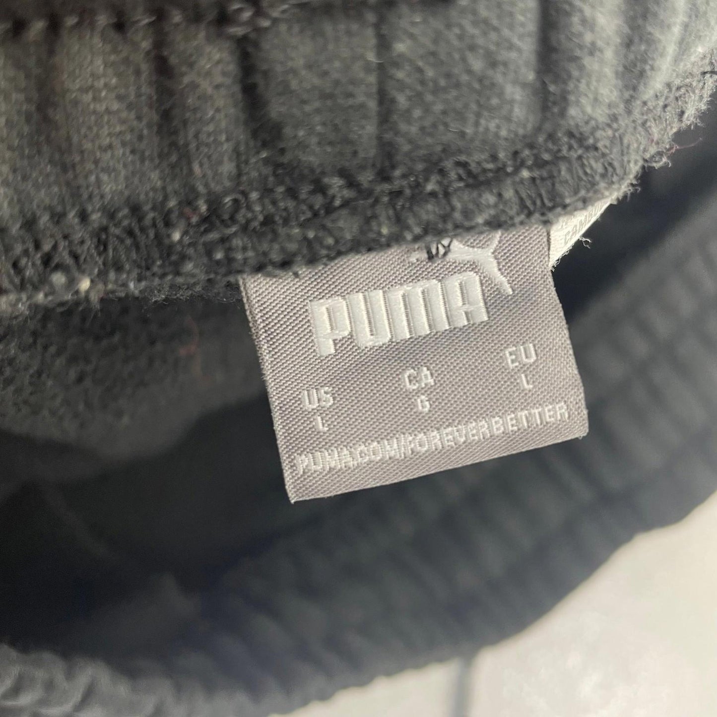 Puma Jogger Trousers Casual Sport Black Mens Large L