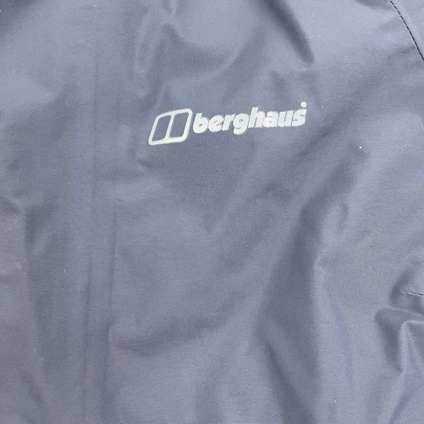 BERGHAUS Hydroshell Waterproof Jacket Hooded Outdoor Blue Womens XS