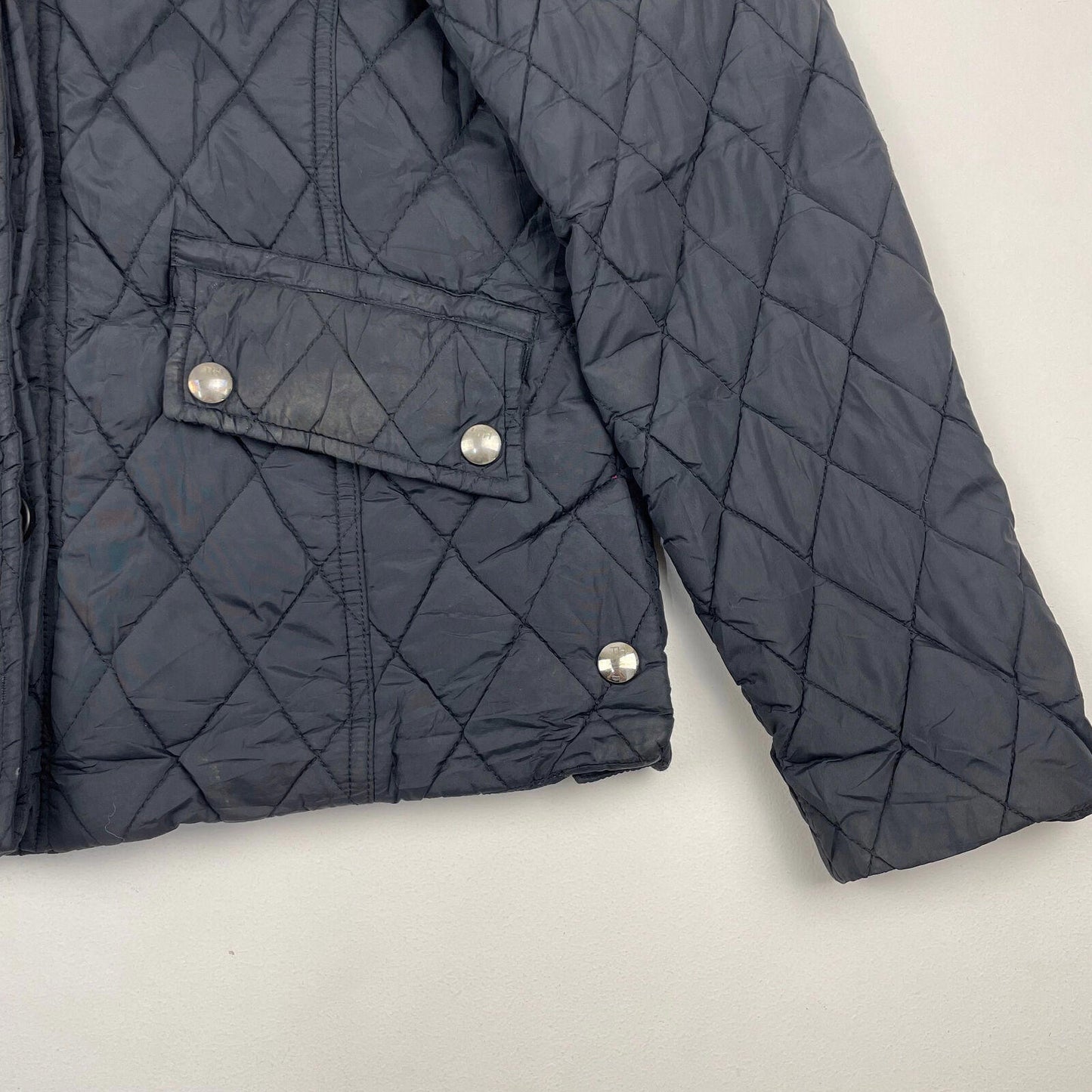 Women’s TOMMY HILFIGER Black Quilted Jacket , Size Small