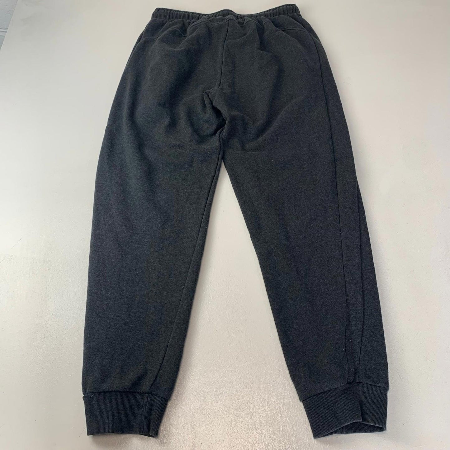 PUMA Jogger Sweatpants Elastic Waist Comfort Fit Grey Mens L