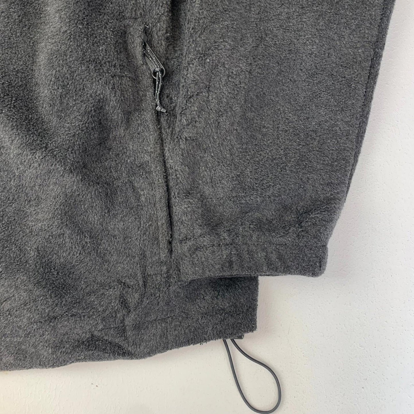 Columbia Fleece Jacket Full Zip Softshell Grey Mens XL