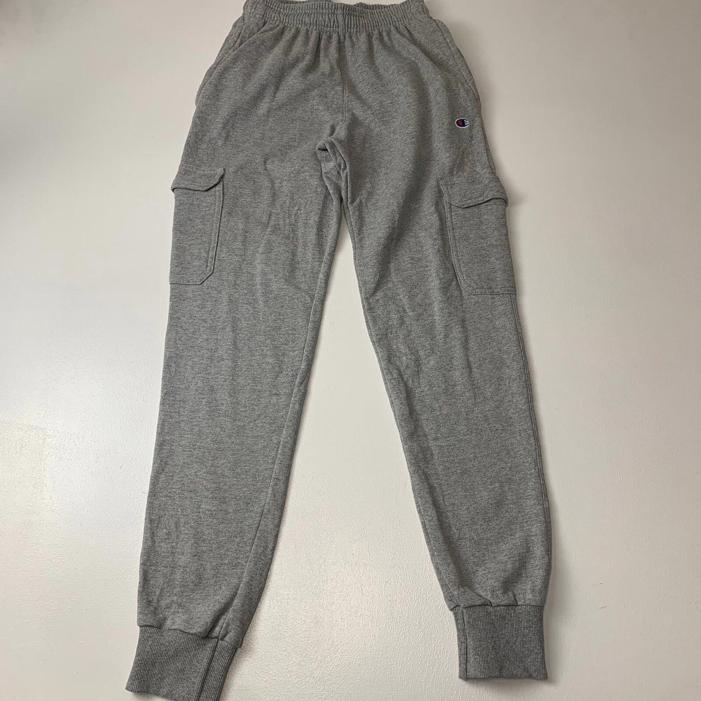 Men’s CHAMPION Cargo Jogging Bottoms / Grey / Small / Joggers