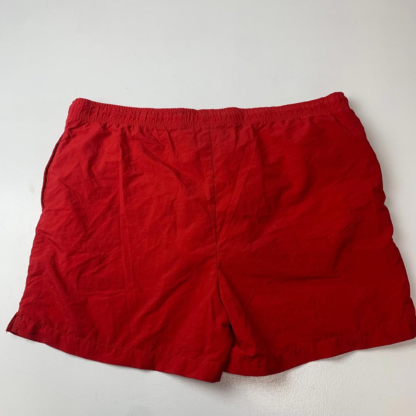 REEBOK Swim Shorts Retro Red Mesh Lined Lightweight Mens XL