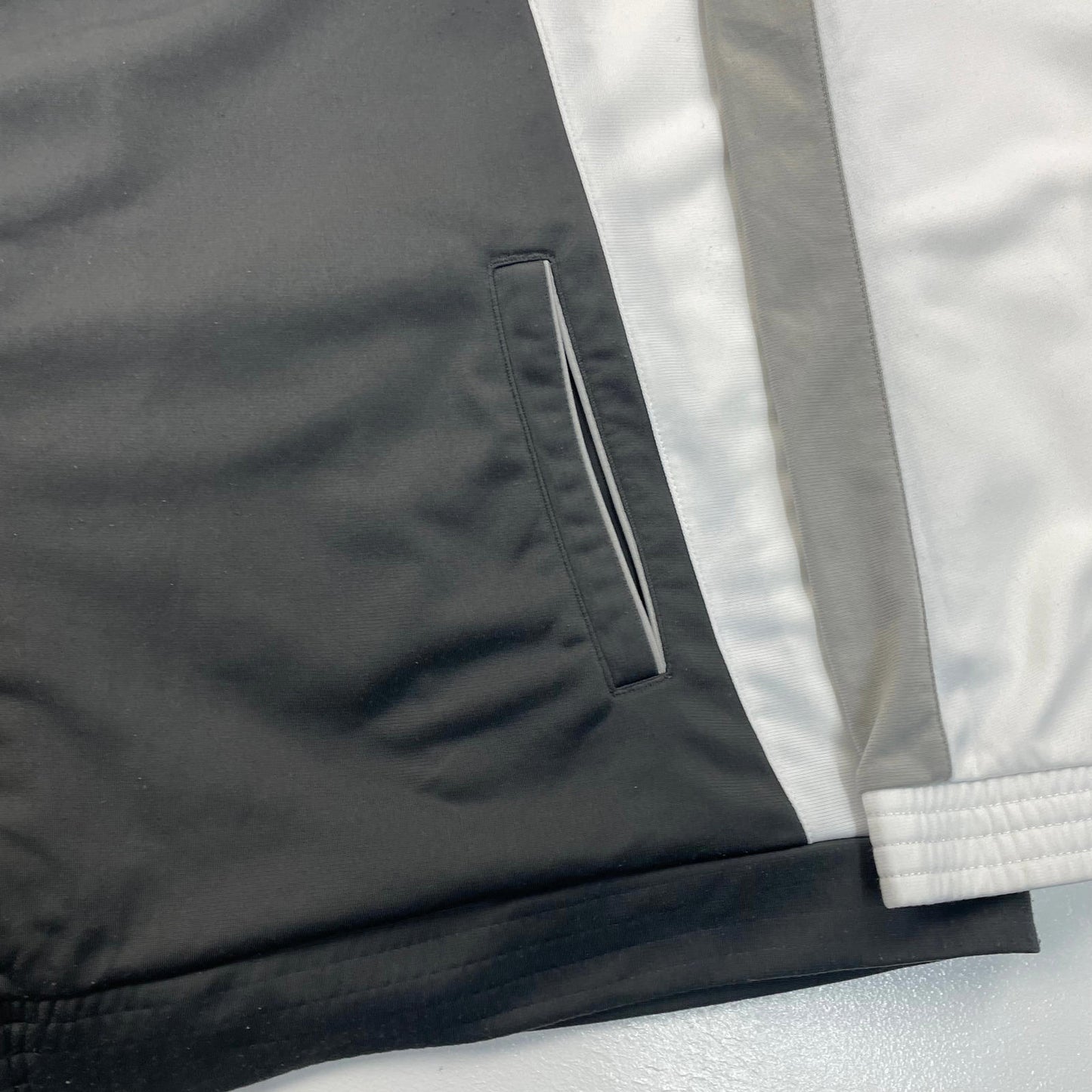 Men’s CHAMPION Grey & White Track Top Jacket , Size 2XL