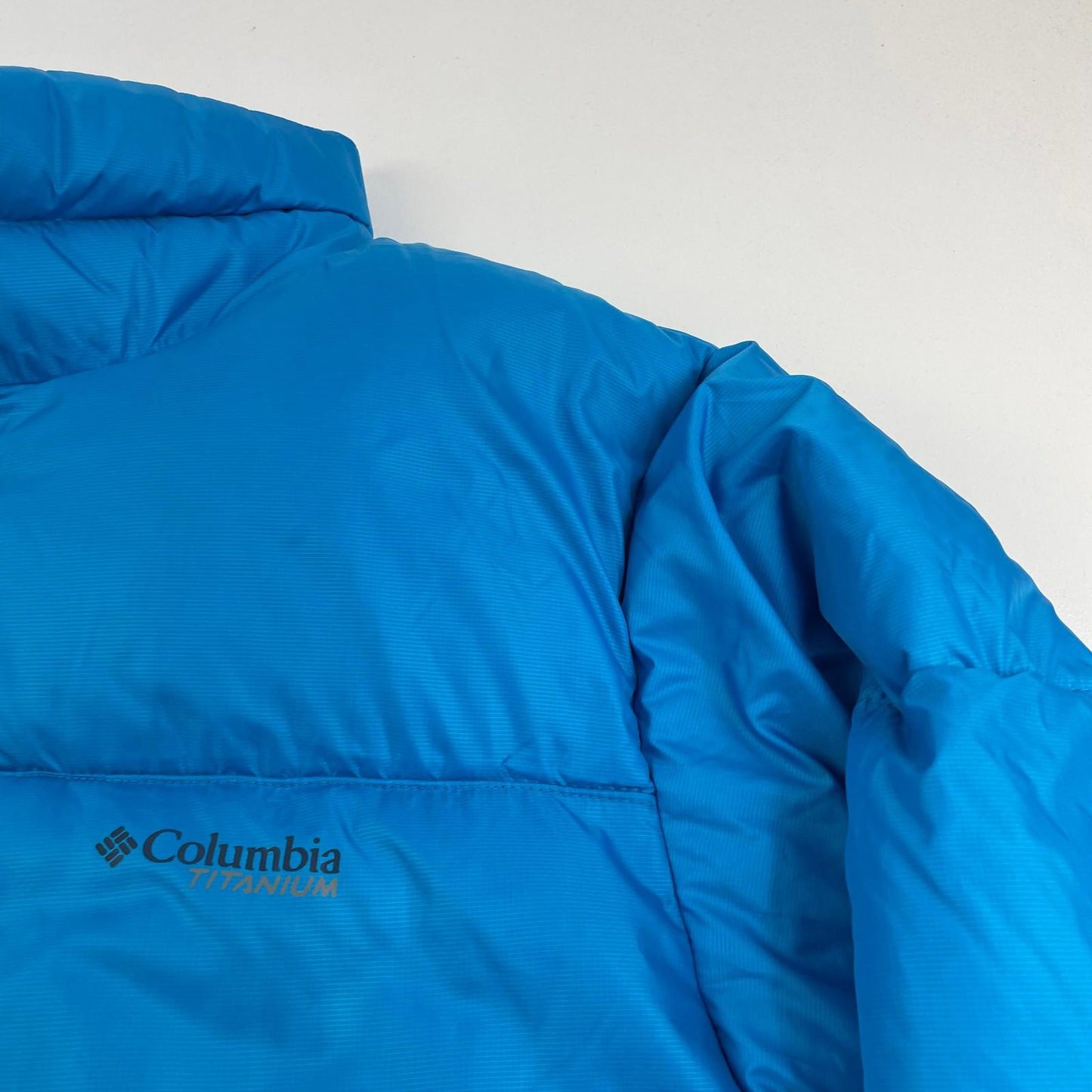 COLUMBIA Titanium Puffer Jacket Winter Warm Blue Womens UK 18/20