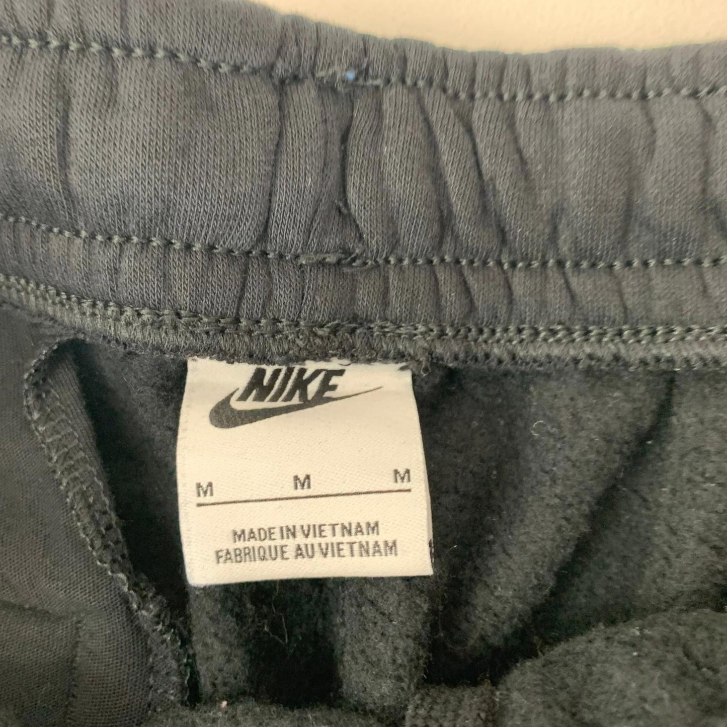 Nike Jogger Sweatpants Elastic Waist Black Mens M