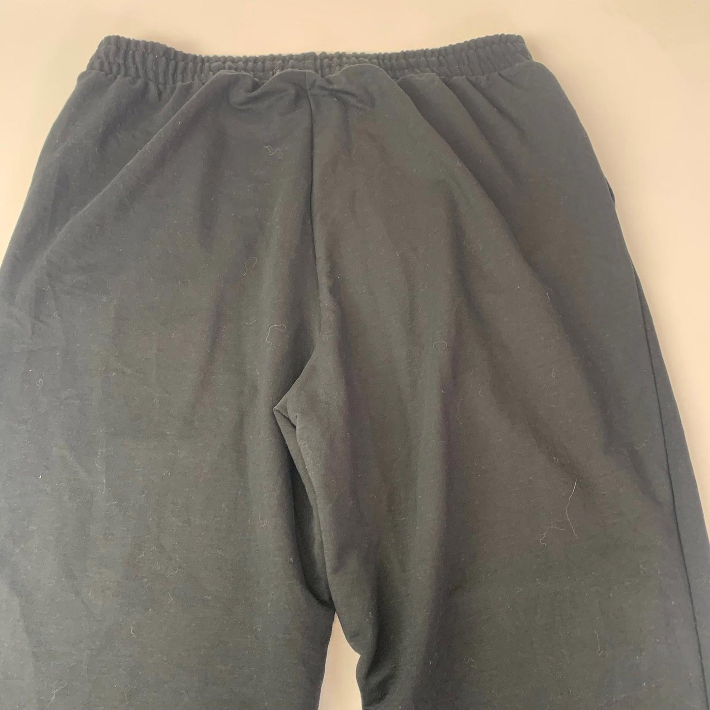 Puma Jogger Track Pants Elastic Waist Comfort Black Women's XL