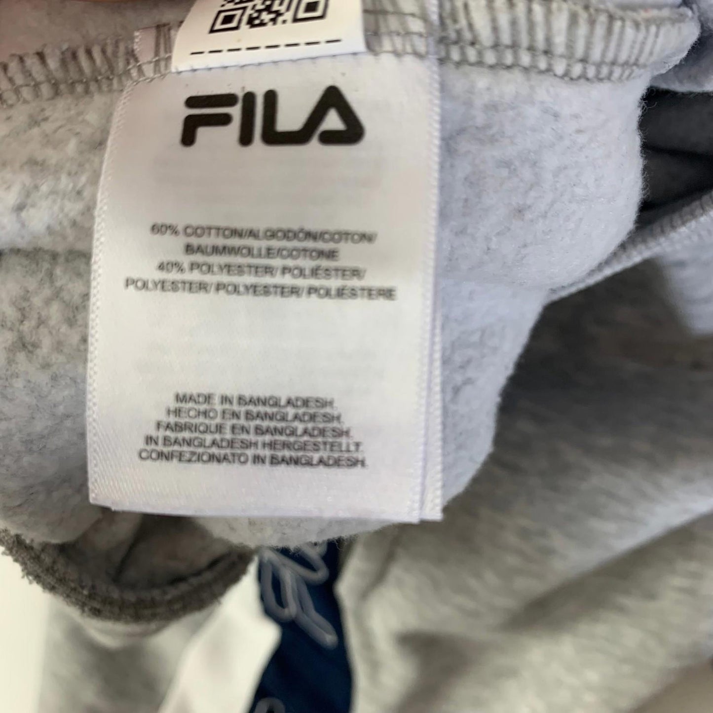 FILA Jogger Trousers Side Stripe Logo Grey Mens Large