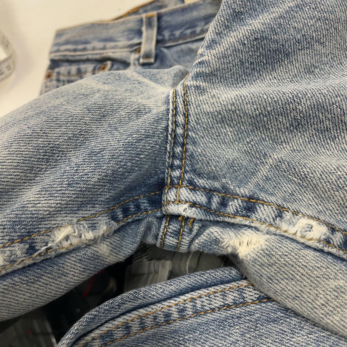 LEVI'S 550 Jeans Classic Relaxed Tapered Blue Denim Women's UK 8 M