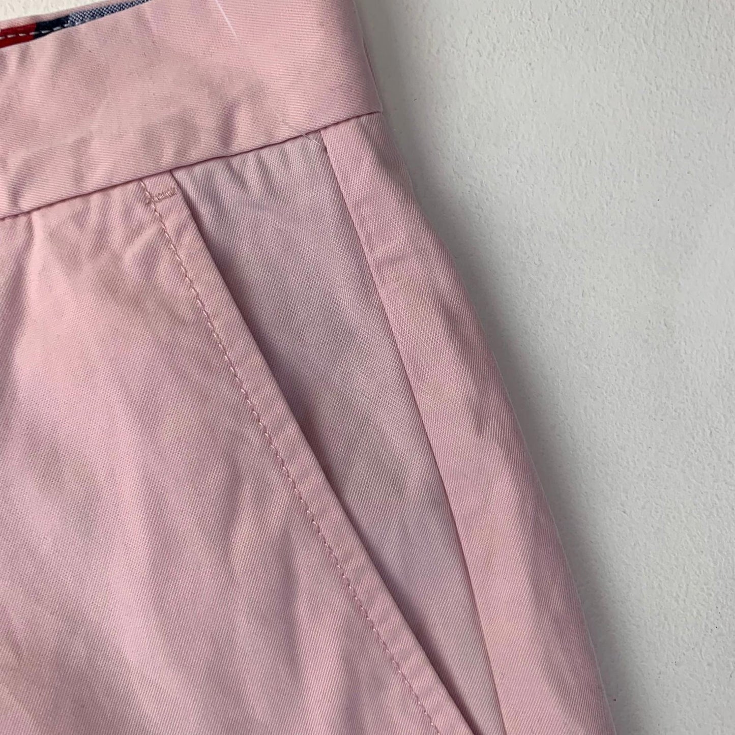 Tommy Hilfiger Classic Fit Chino Shorts Pink Casual Summer Mens W30