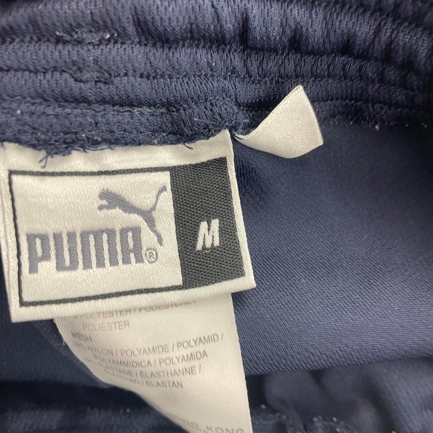 PUMA Men's Athletic Shorts Drawstring Blue Medium Activewear