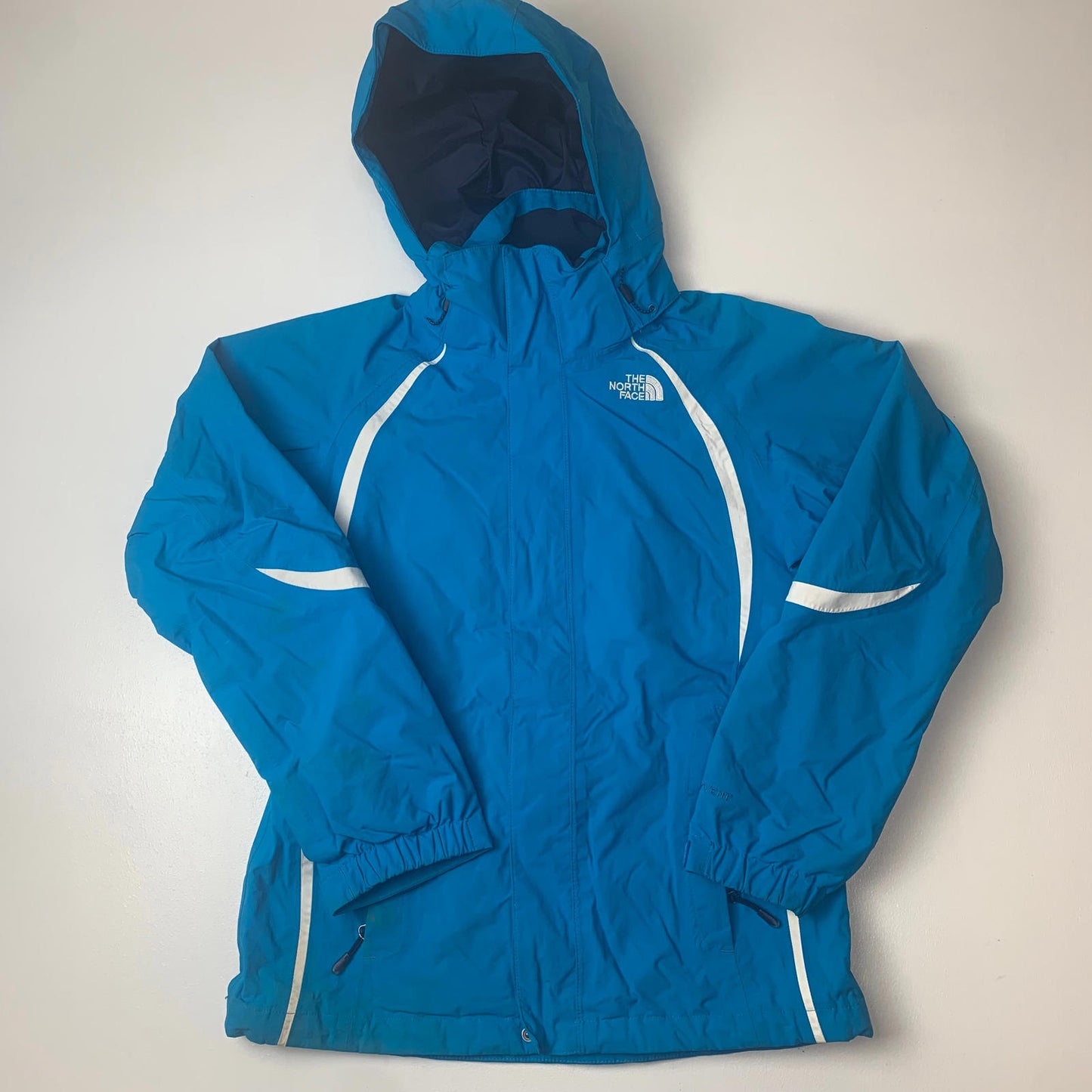 Woman’s THE NORTH FACE Hyvent Jacket / Blue / XS / Camping / Hiking / Trekking