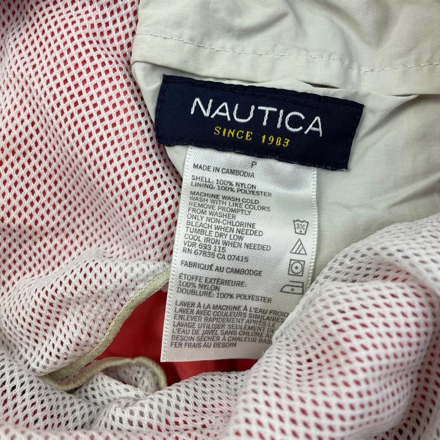 NAUTICA Swim Shorts Multicoloured Colour Block Mens L