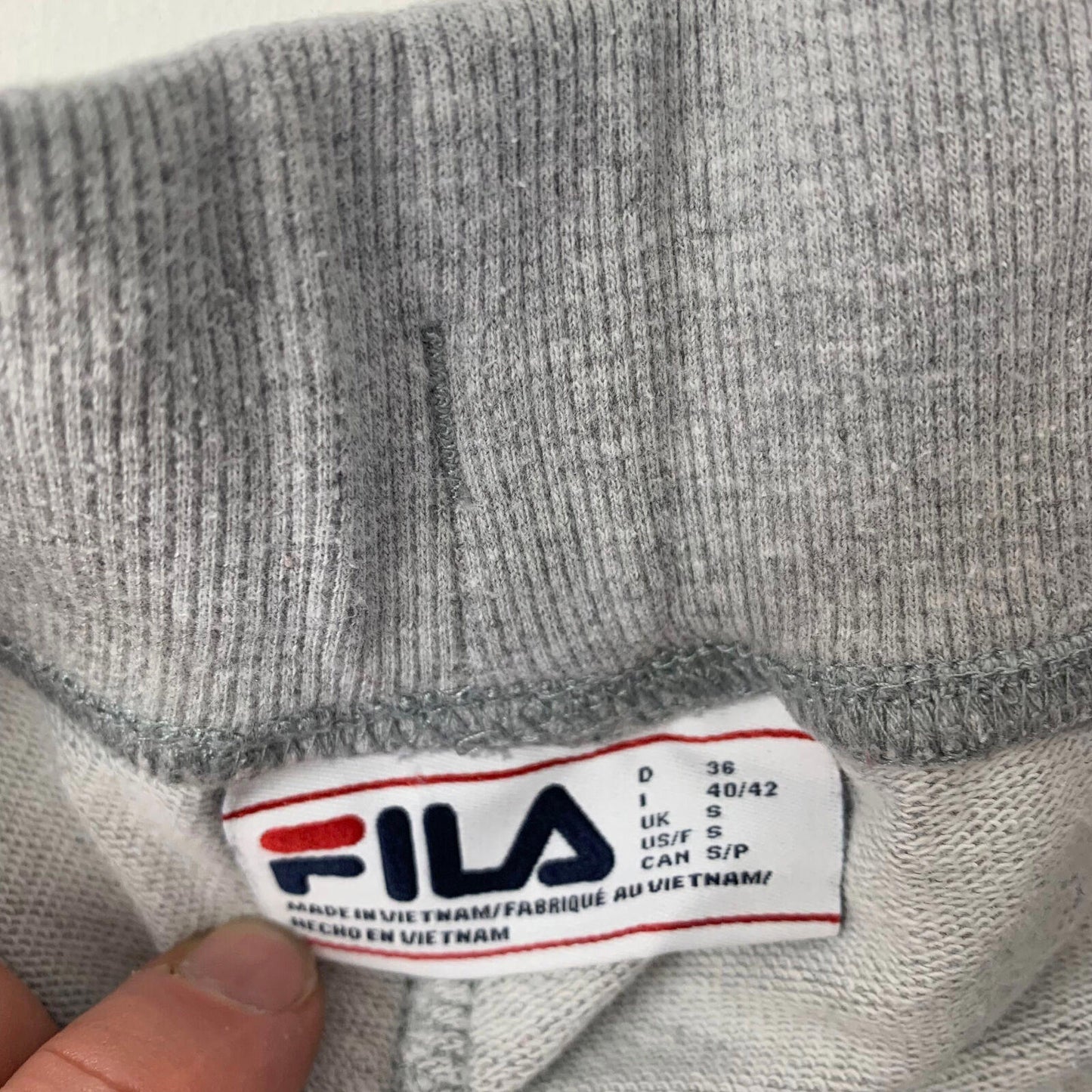 Womens FILA Joggers / Light Grey / Small / Regular Fit