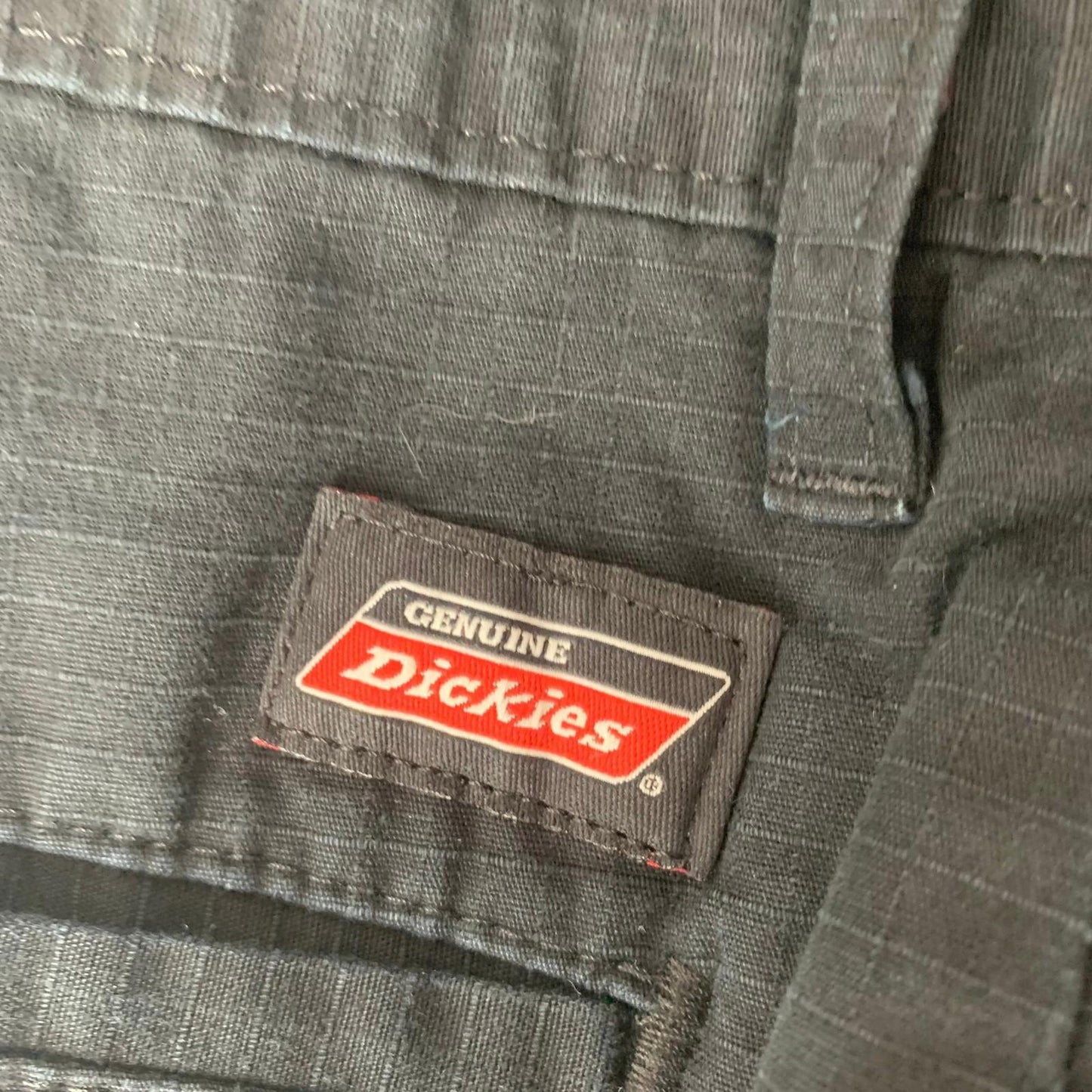 Dickies Cargo Shorts Classic Fit Dark Navy Ripstop Cotton Mens W38