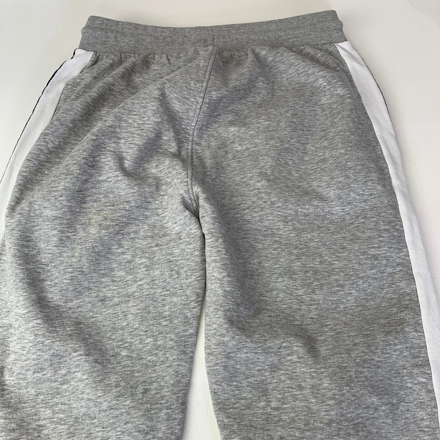 FILA Jogger Trousers Side Stripe Logo Grey Mens Large