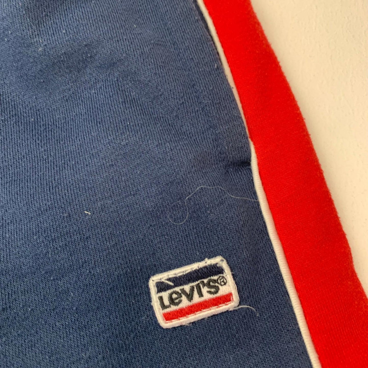 LEVI'S Jogger Shorts Colourblock Jogging Blue Red Boys 164 CM
