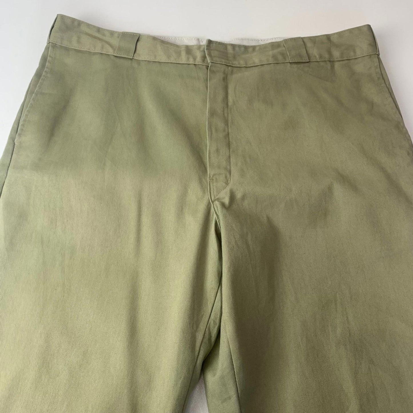Dickies 874 Original Fit Trousers Workwear Khaki Green Women's Label Size 40x27