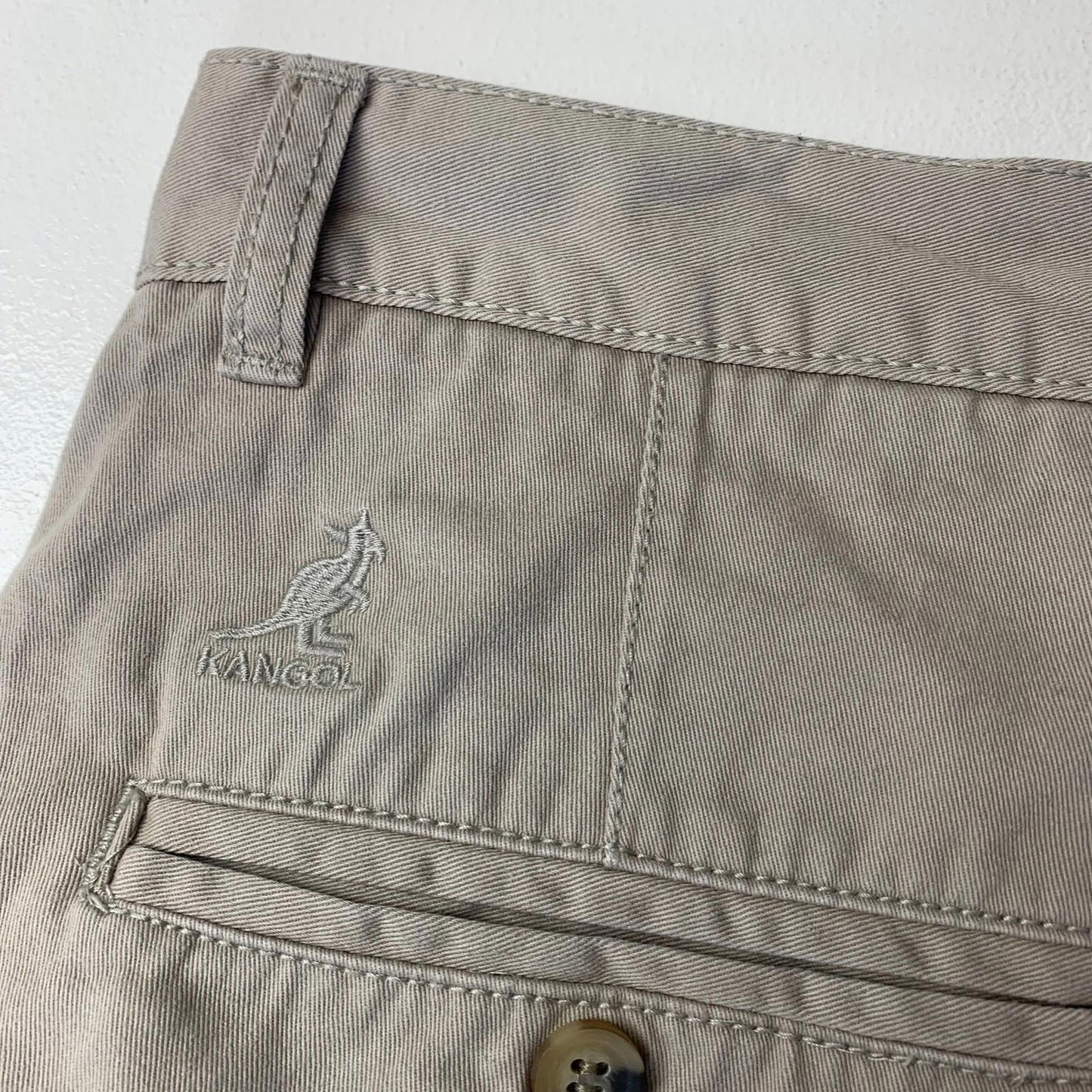 Kangol Chino Shorts Casual Beige Mens 32S