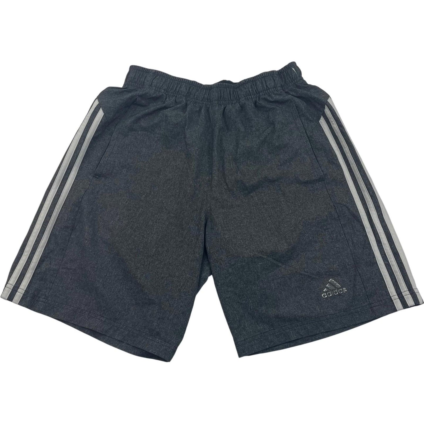 ADIDAS Athletic Activewear Shorts Elastic Waist Grey Mens Medium