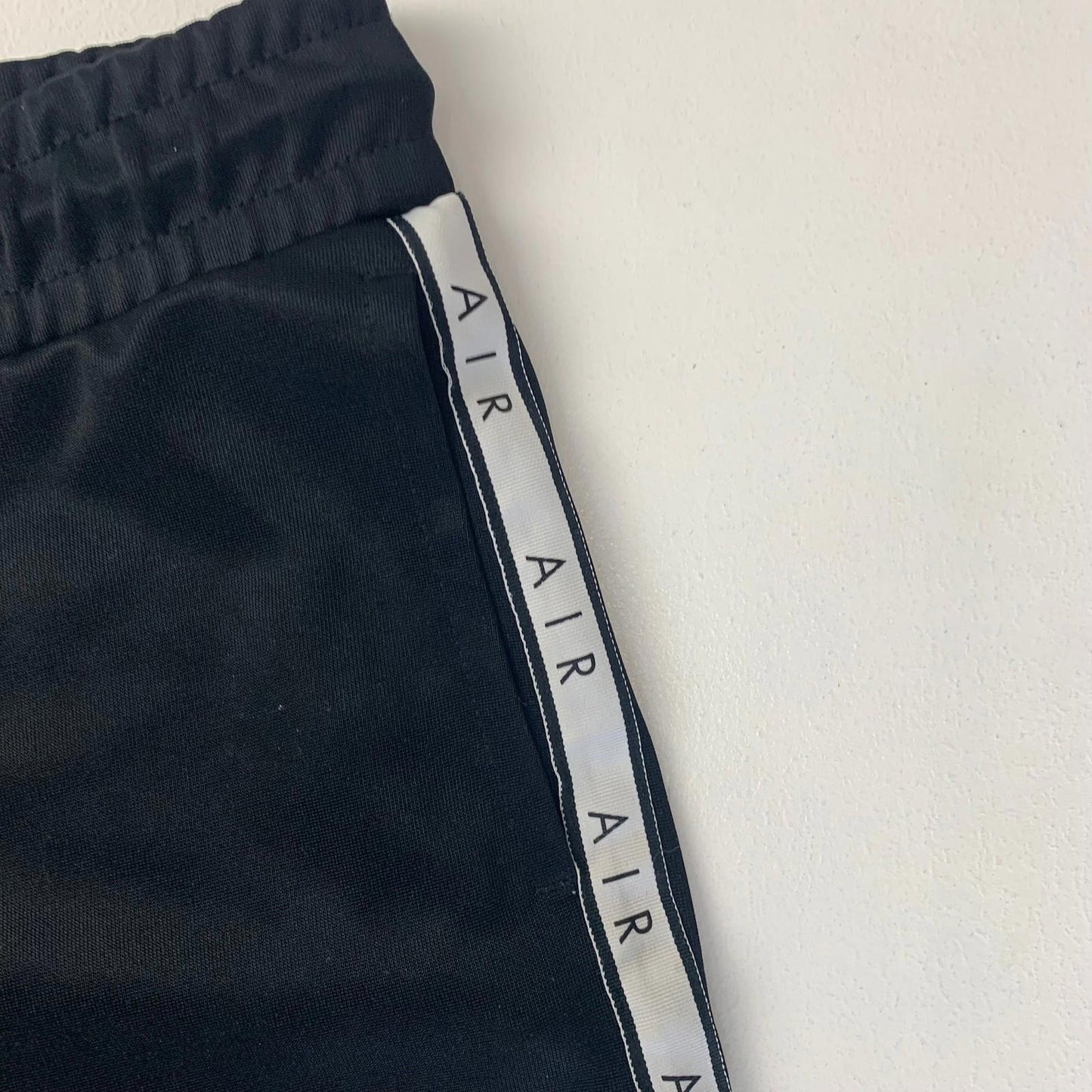 NIKE AIR Athletic Activewear Shorts Black Stripe Women Label Size S