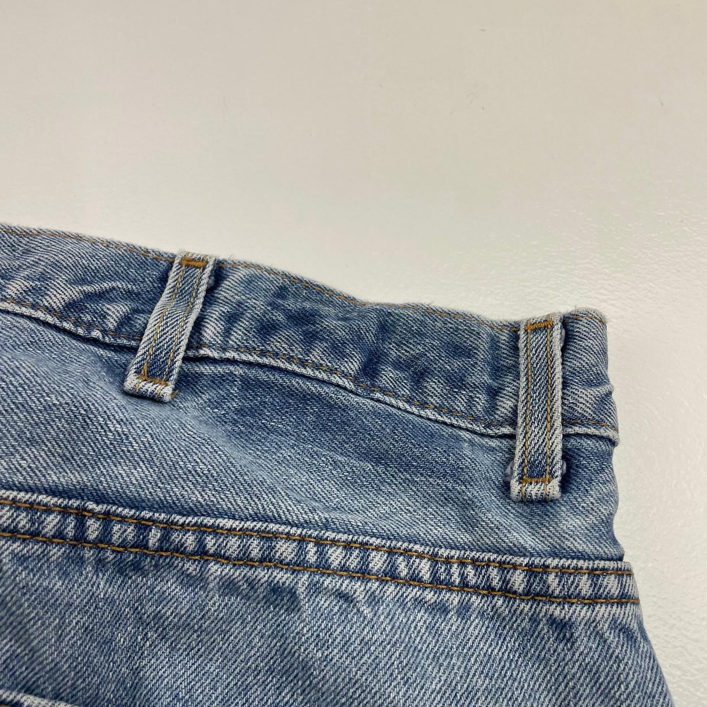 LEVI'S 505 Regular Fit Jeans Light Wash Straight Blue Mens W38 L29