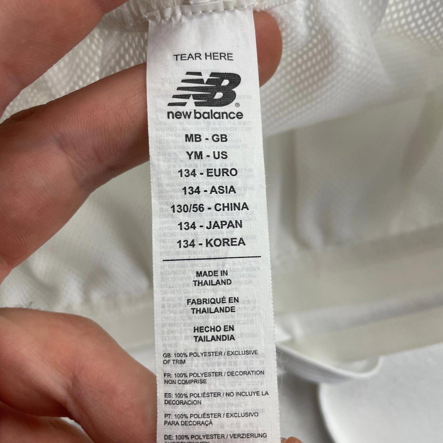 New Balance Celtic Football Club Athletic Shorts White Boys MB