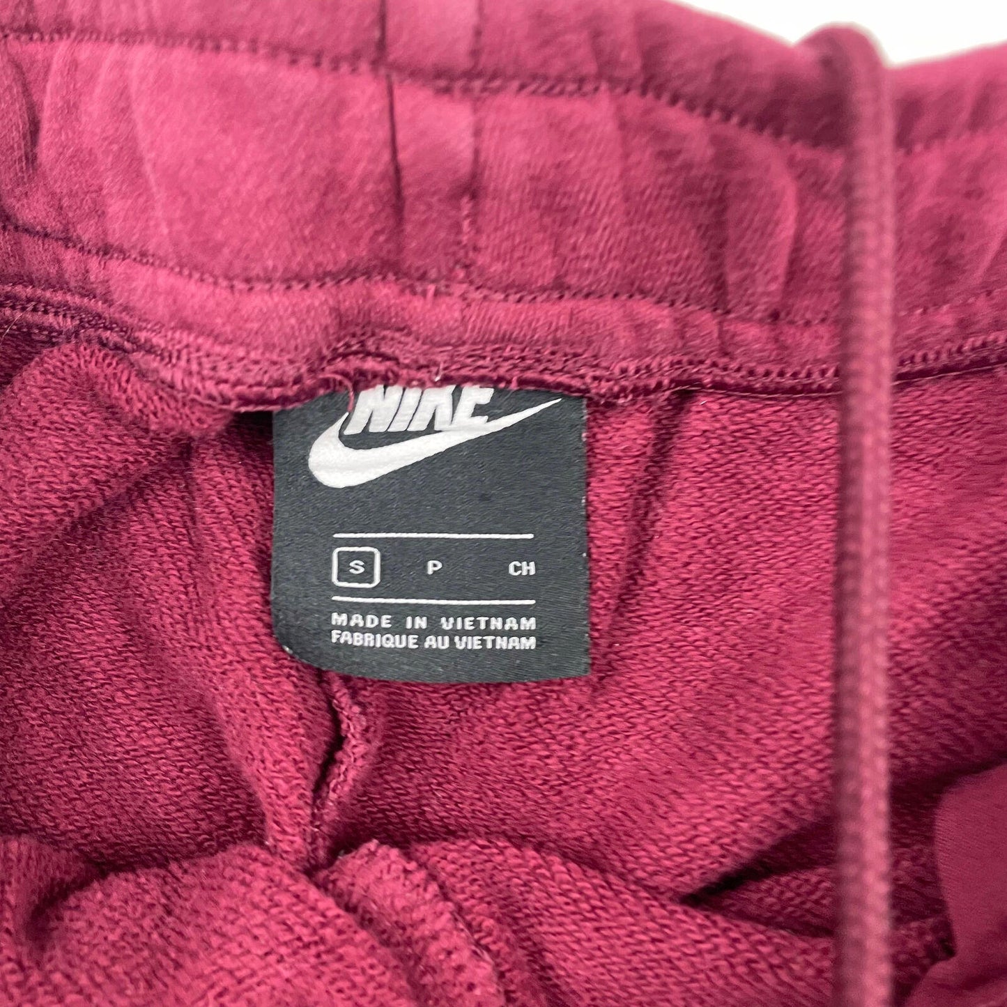 Men’s NIKE Maroon Red Joggers , Jogging Bottoms , Size Small