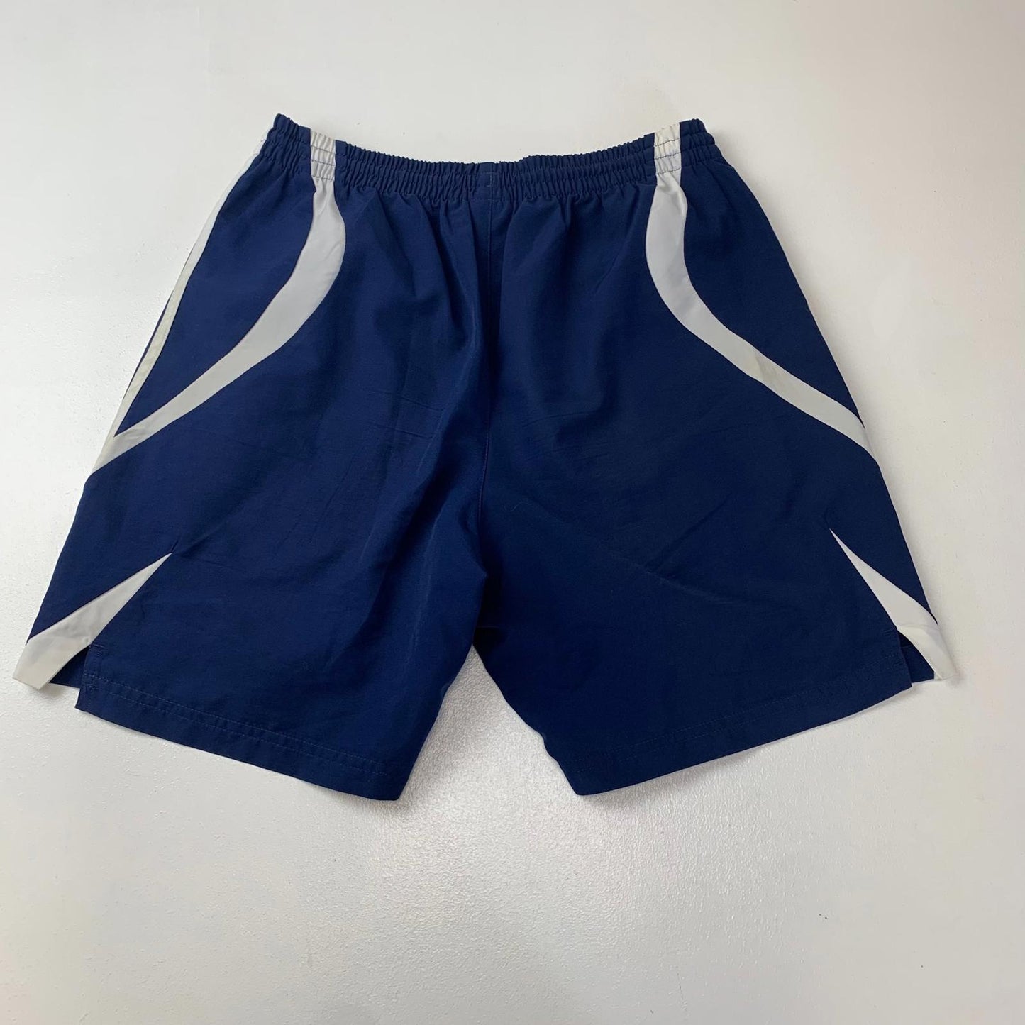 ADIDAS Boys Athletic Shorts Classic Blue Striped Sports UK 15-16Y
