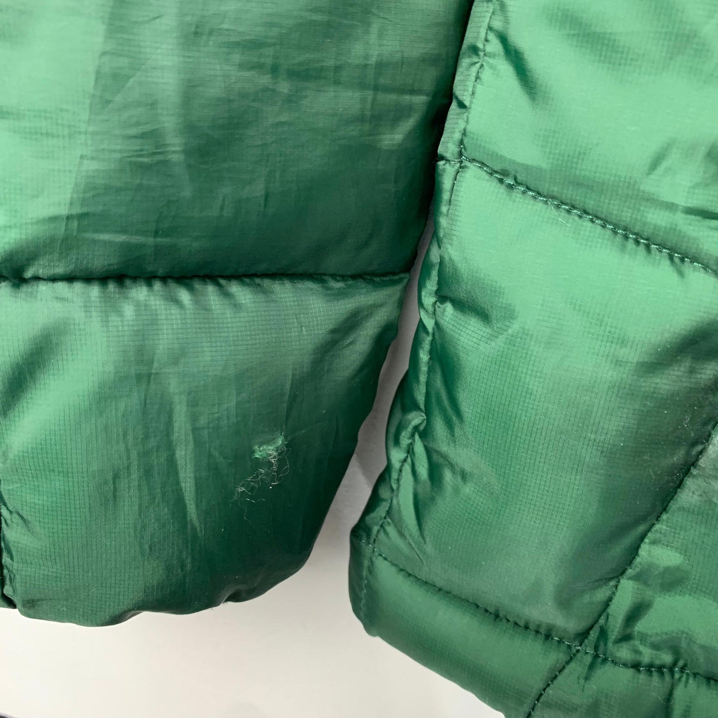 Unisex Kappa L - XL Green Puffer Jacket / Hood