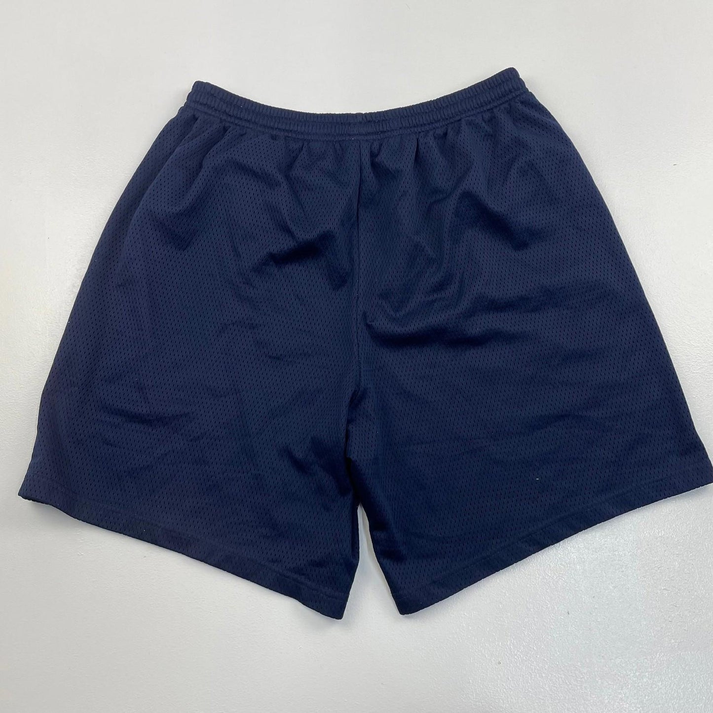 STARTER Men's Athletic Shorts Mesh Navy Blue Large