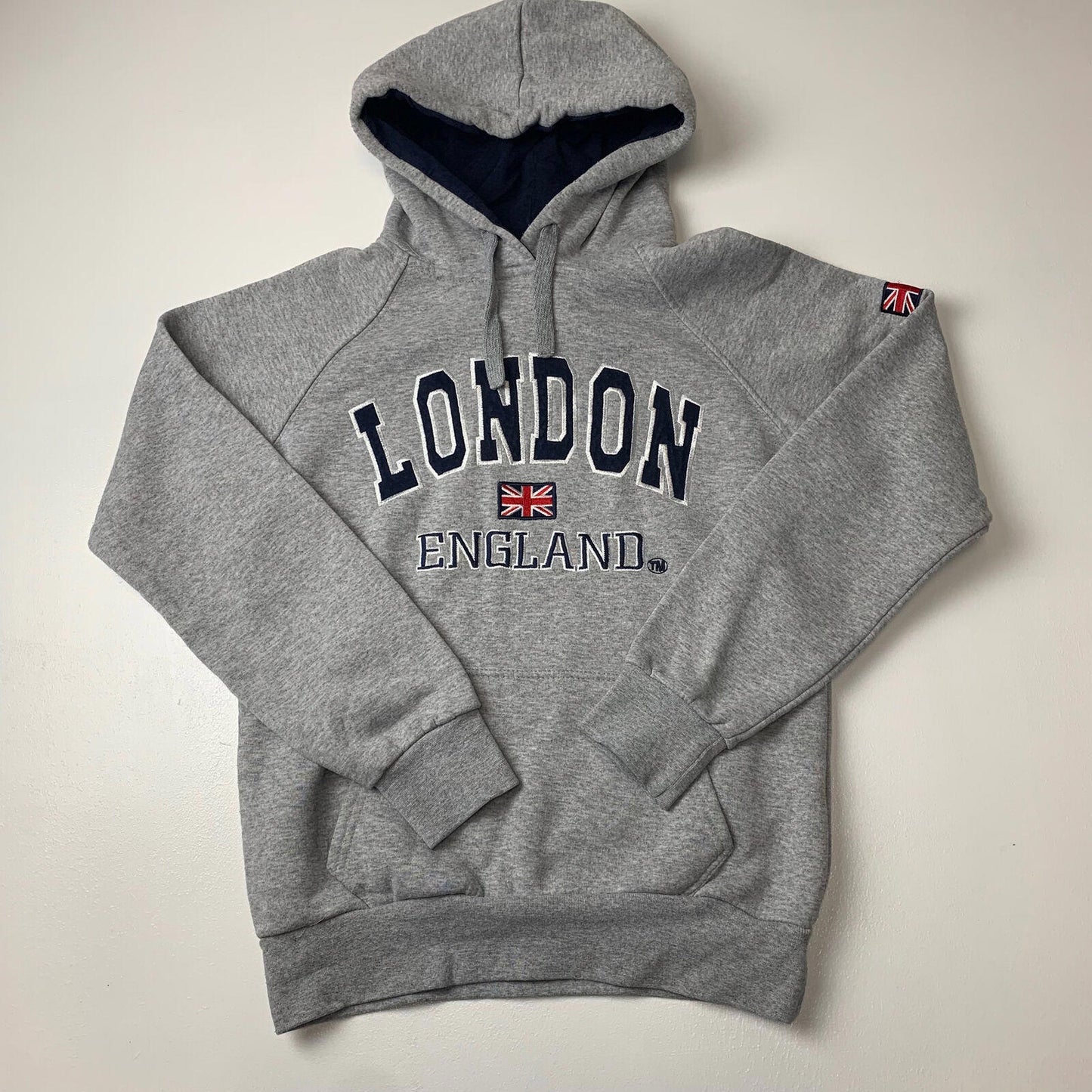 Unisex London Hoodie / Grey / Small