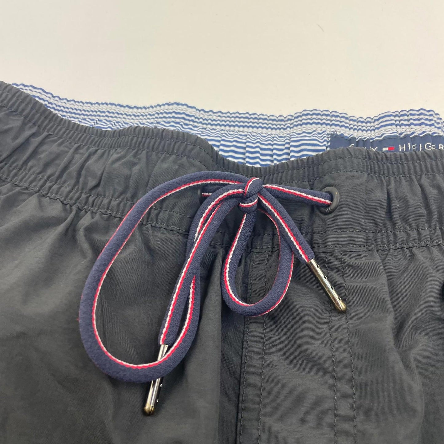 TOMMY HILFIGER Swim Shorts Board Shorts Elastic Waist Navy Mens XXL