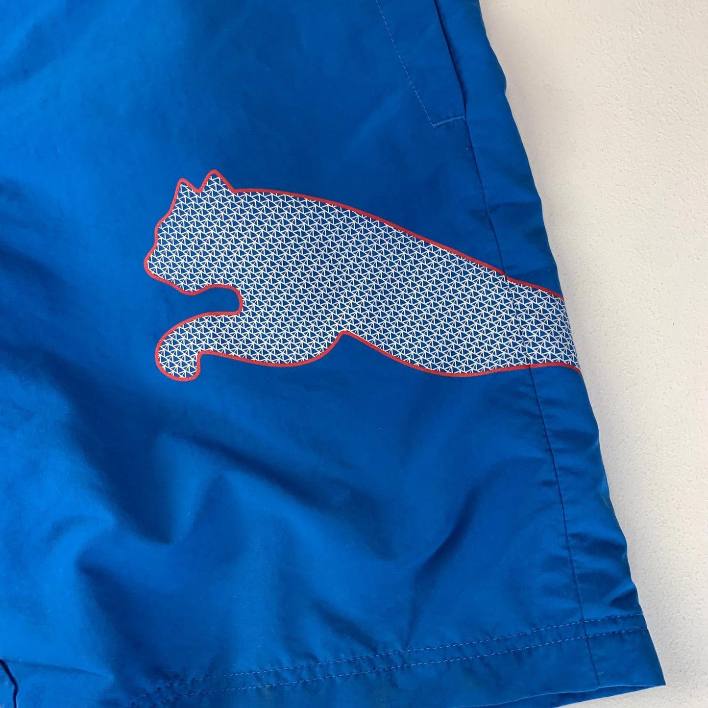 Puma Swim Shorts Quick Dry Drawstring Blue Mens UK L