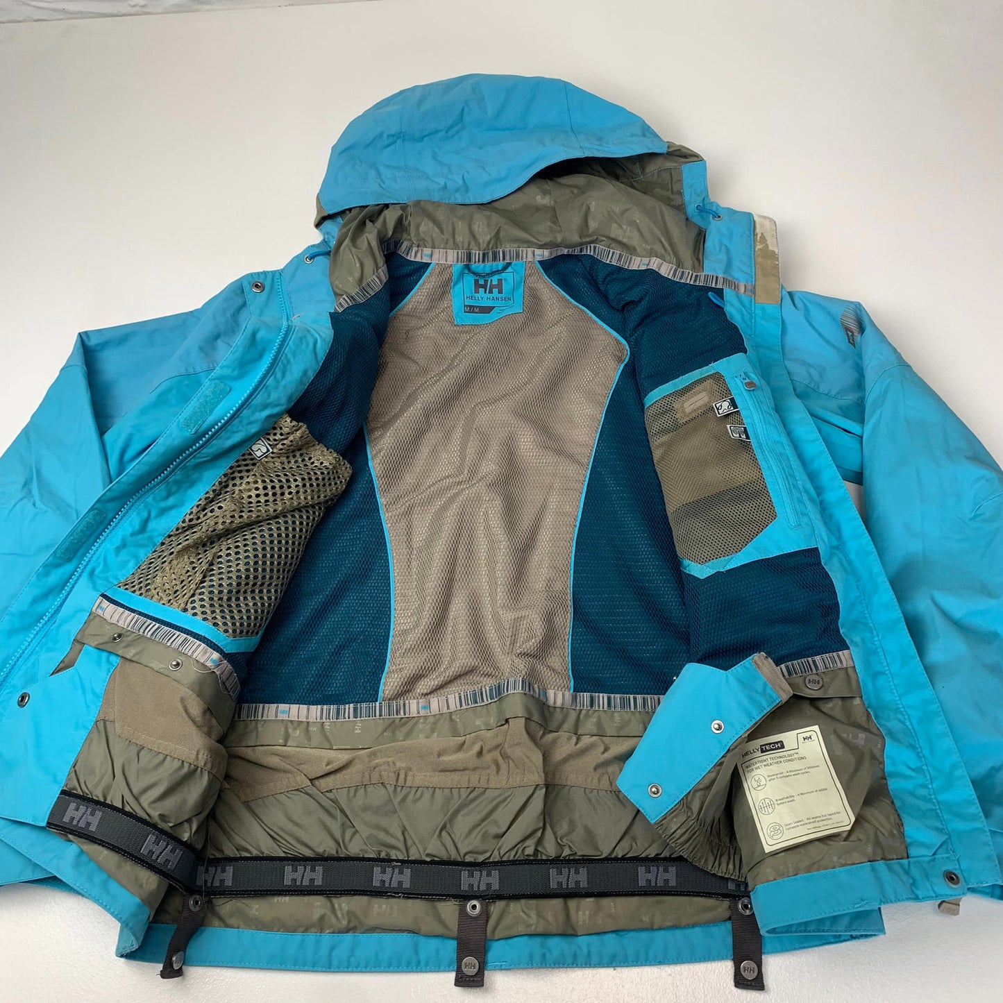 Women’s HELLY HANSEN Waterproof Ski Jacket / Medium / Turquoise
