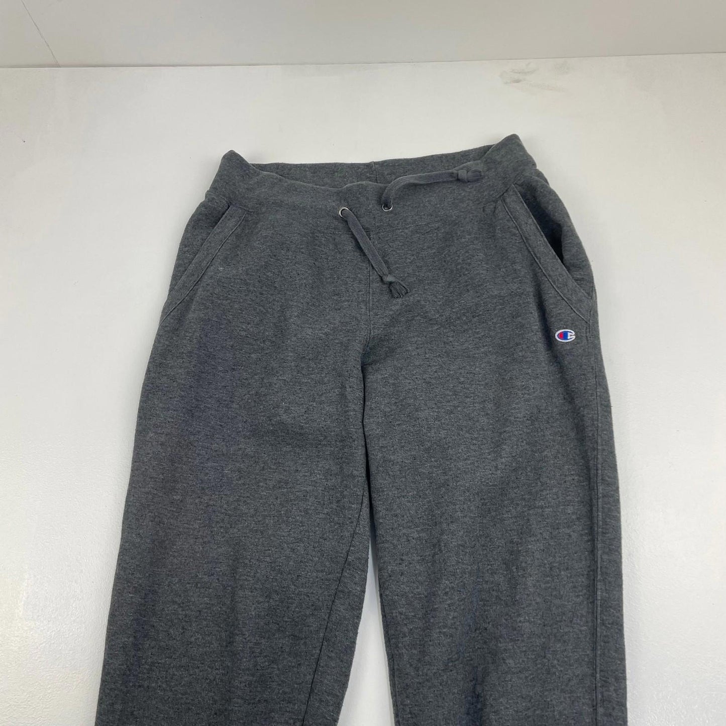 Champion Jogger Sweatpants Comfort Fit Logo Grey Women's Small