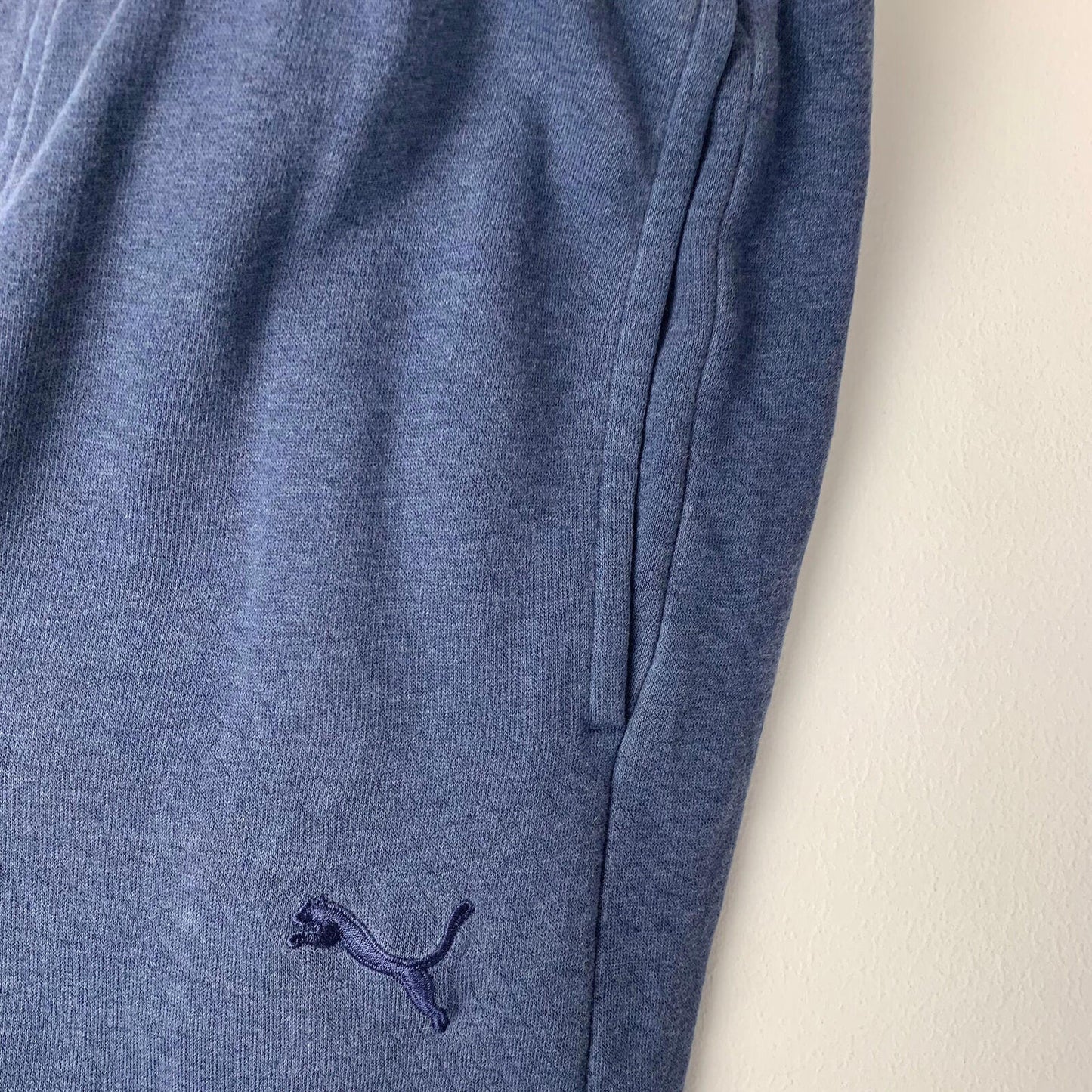Mens PUMA Jogging Bottoms / Blue / Medium / Joggers / Sweatpants