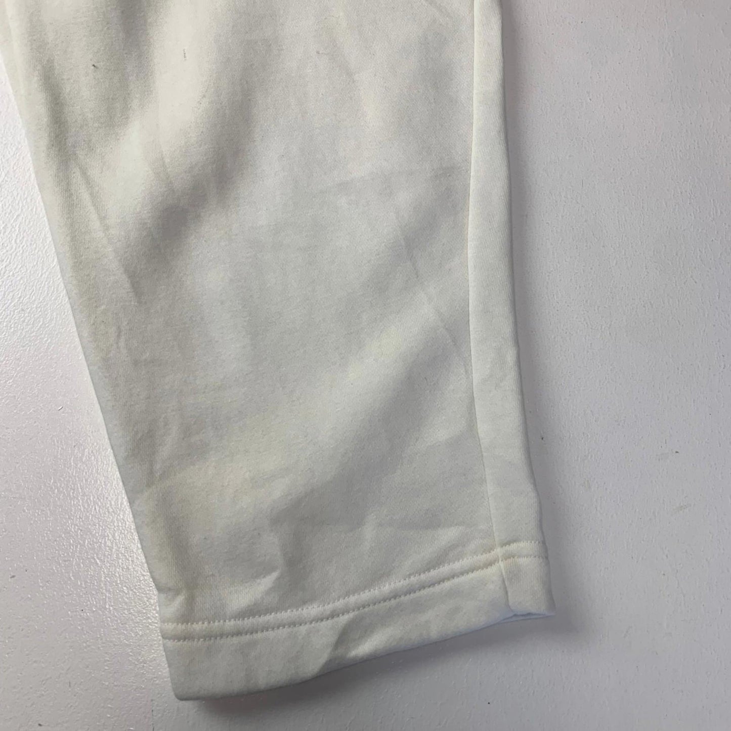 Nike Jogger Sweatpants Wide Leg Off White Womens M