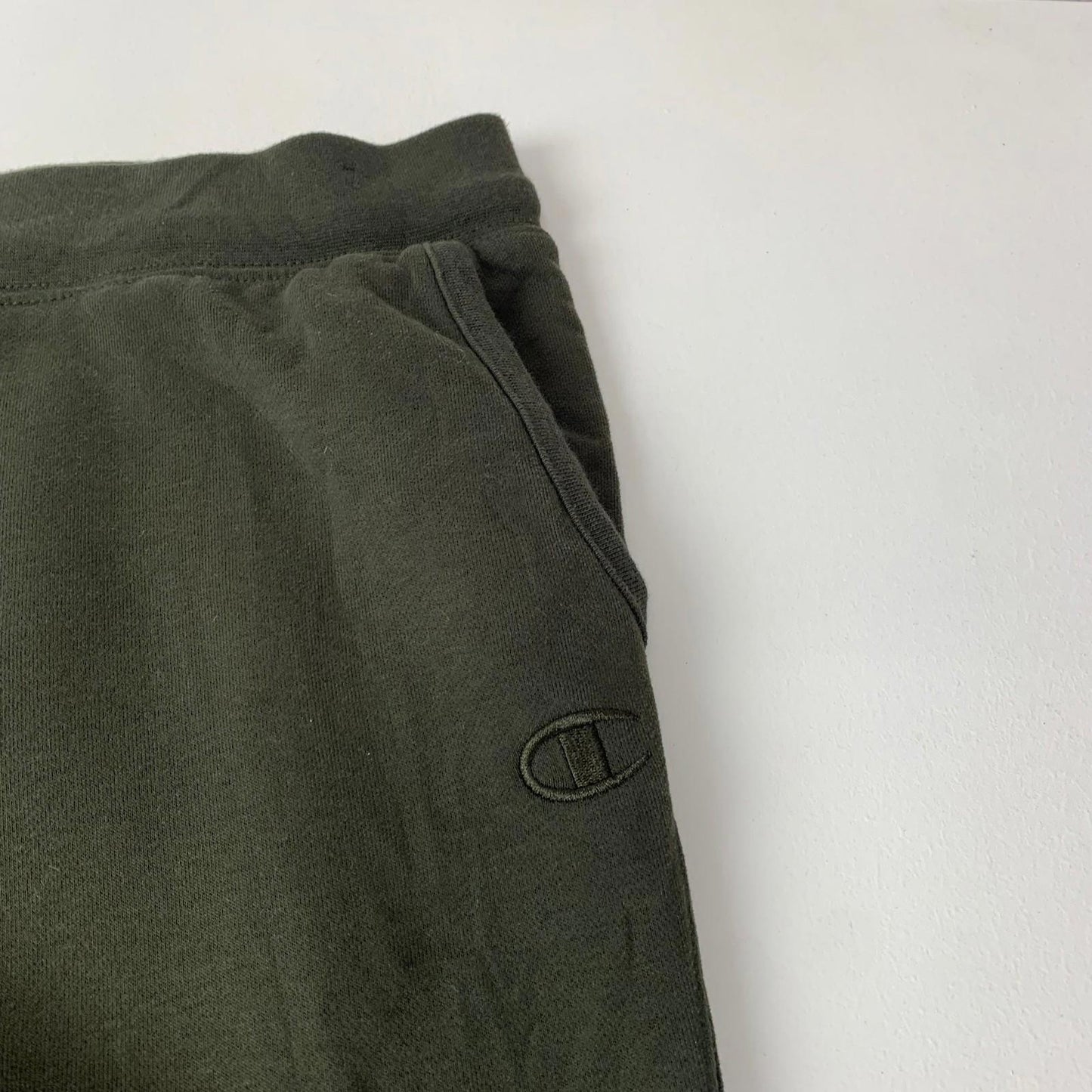Champion Jogger Sweatpants Drawstring Khaki Green Women XXL