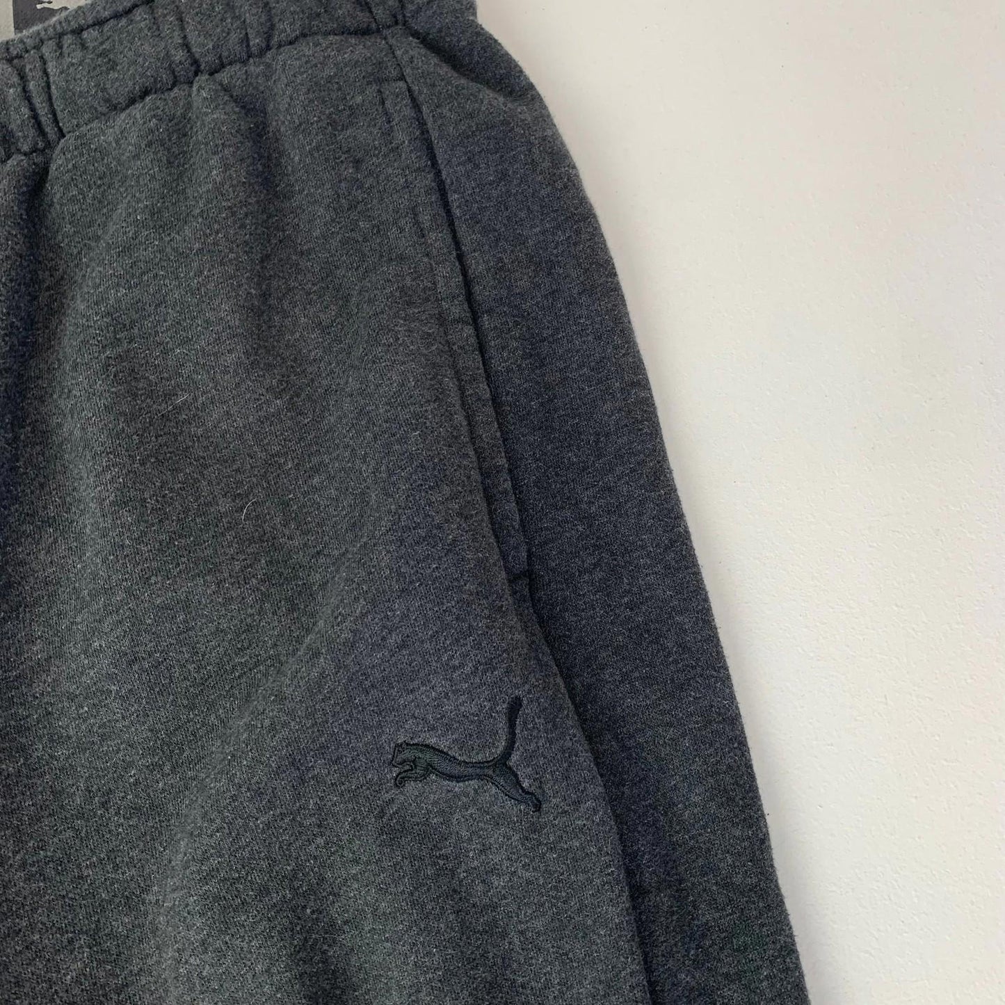 Puma Jogger Sweatpants Drawstring Grey Casual Comfort Mens Large