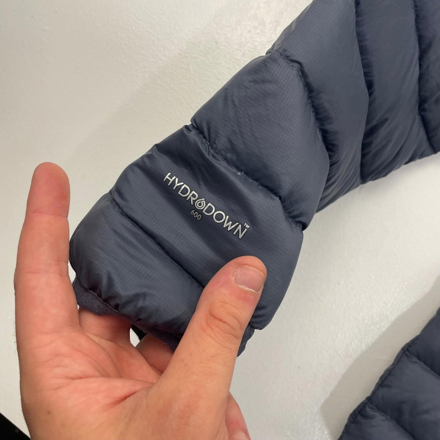 Berghaus Hydrodown Jacket Puffer Quilted Outdoor Grey Purple Womens UK 12