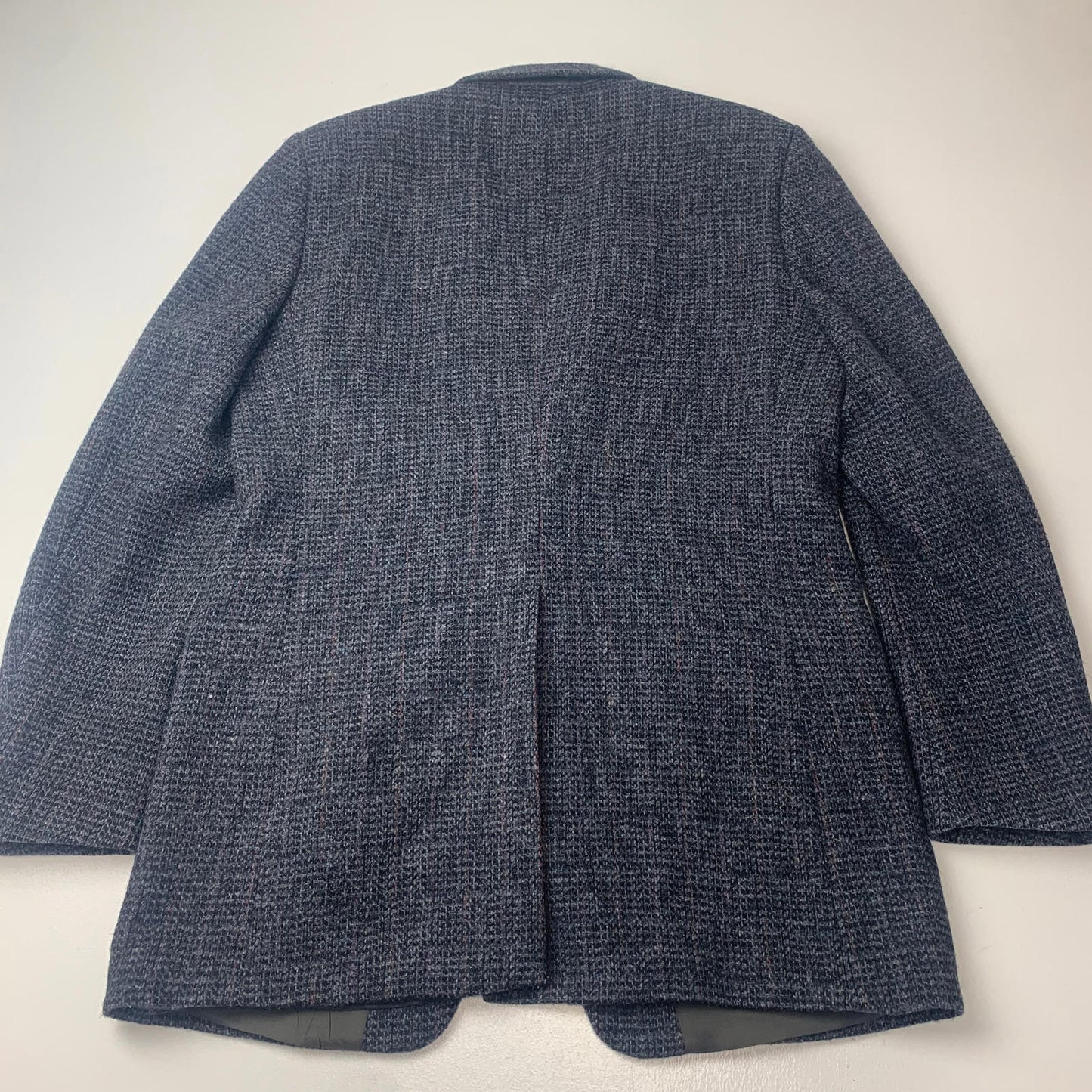 Mens MOORES Harris Tweed Jacket / Grey Fleck / 42 Tall