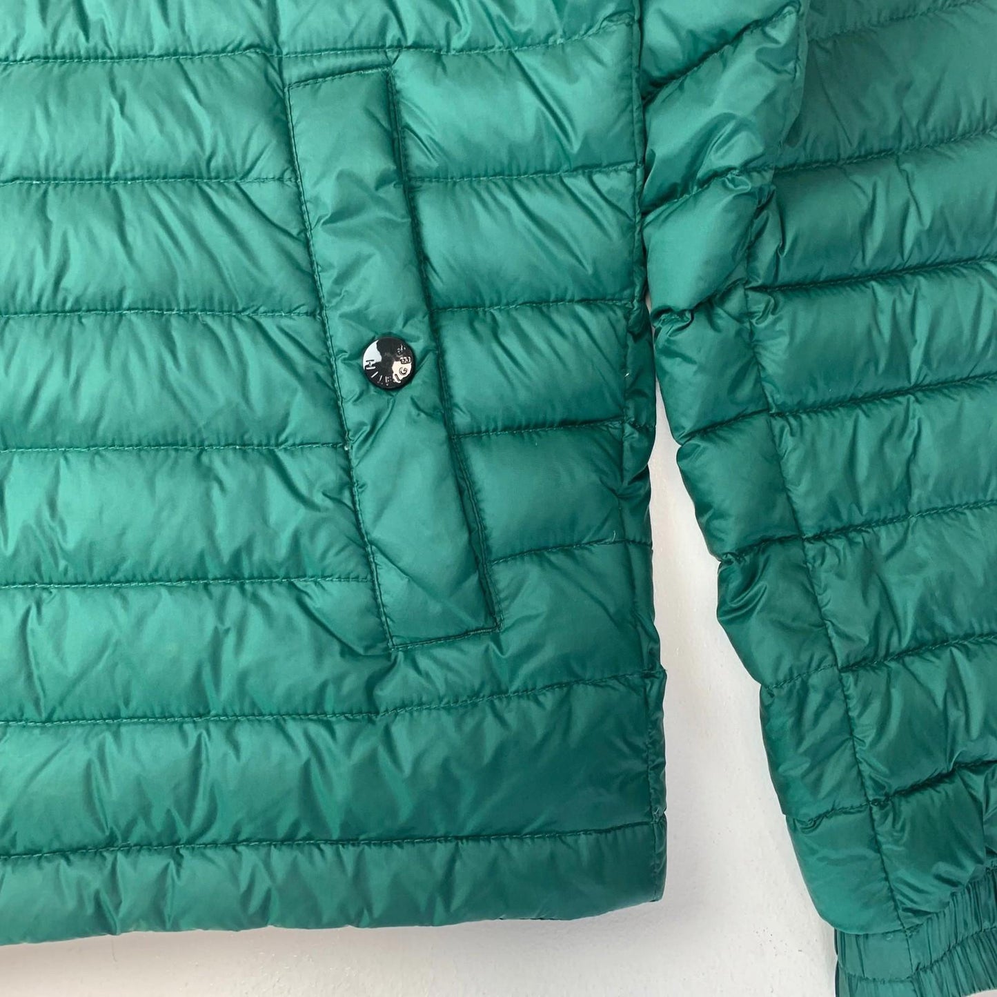 Tommy Hilfiger Puffer Jacket Quilted Green Mens Small