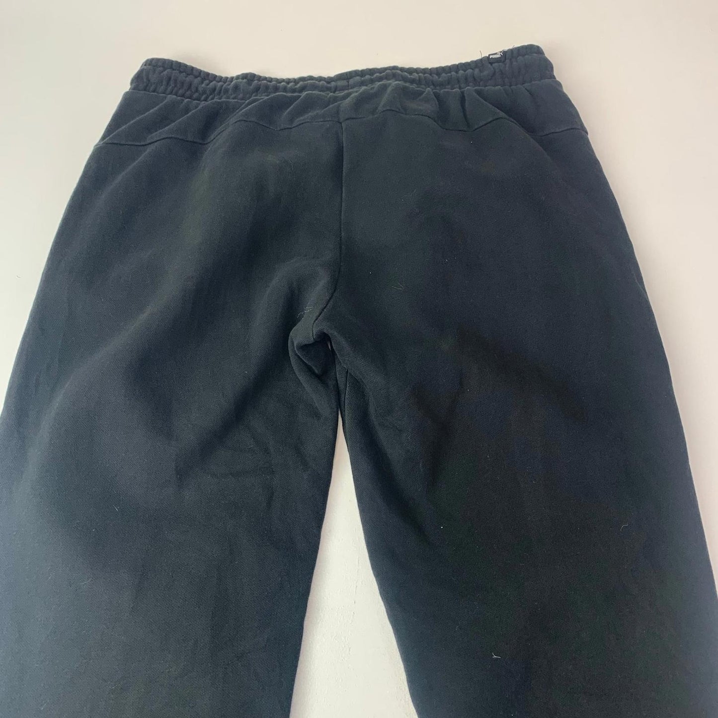 Puma Activewear Jogger Sweatpants Embossed Logo Black Men's L